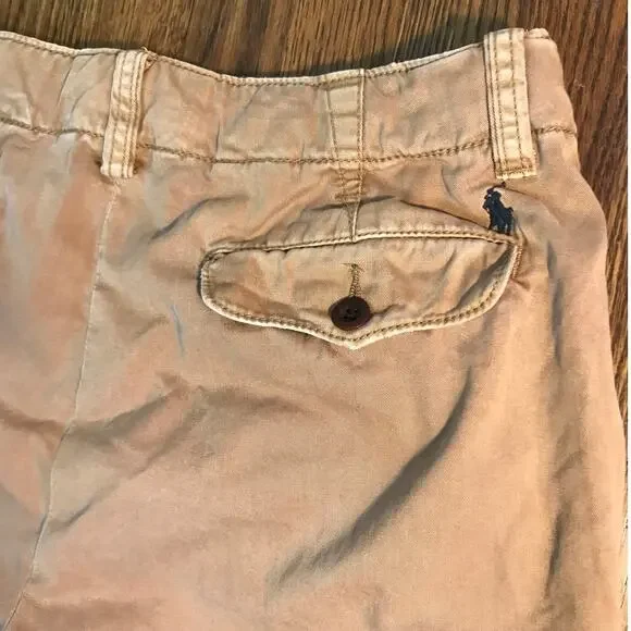 Polo by Ralph Lauren Tan Cotton Shorts Mens 33 - Picture 10 of 11